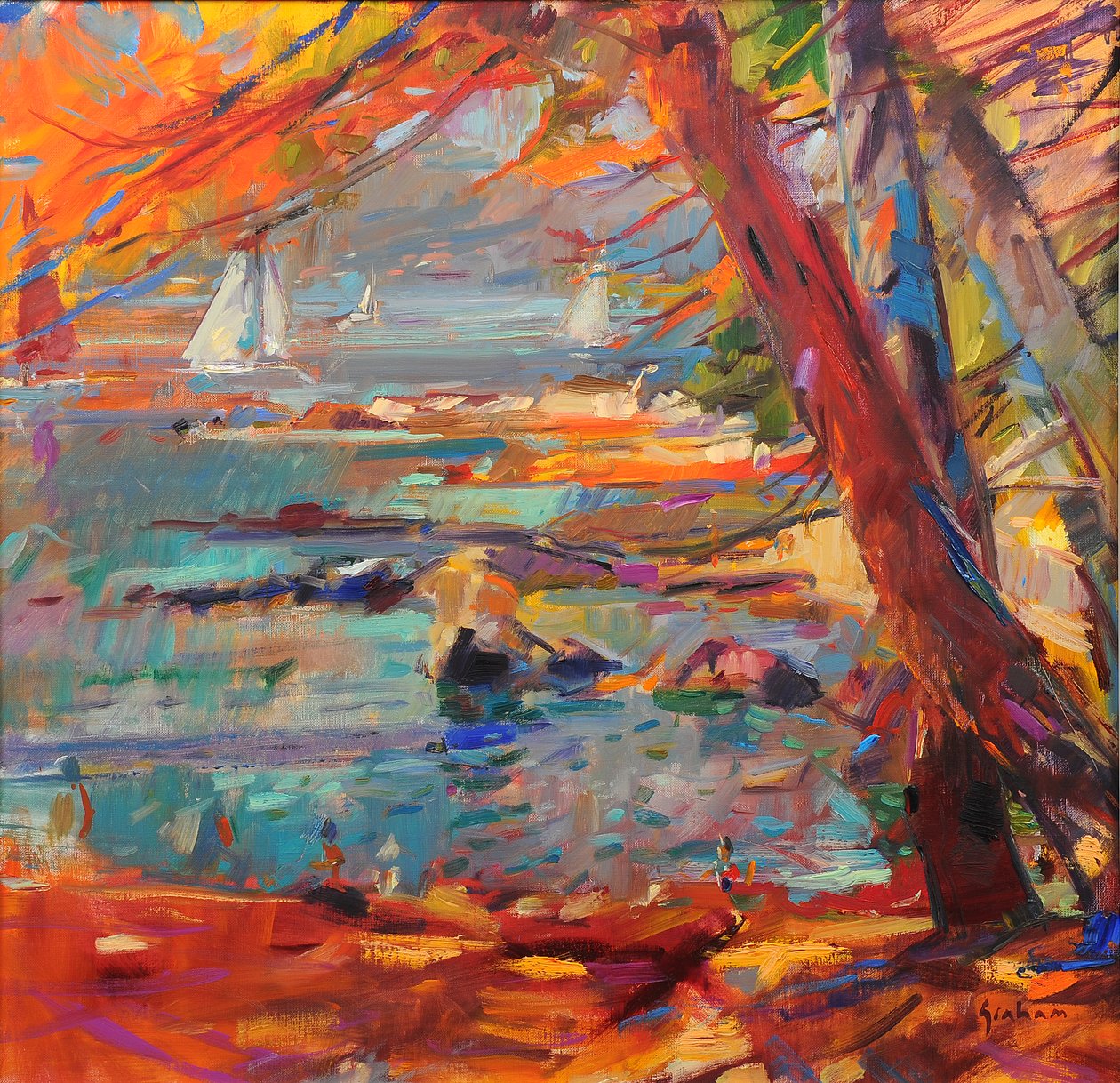 Wyspy Leryńskie autorstwa Peter Graham (Contemporary)