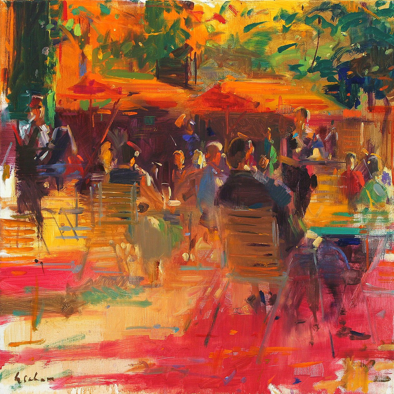 Dojrzewające Słońce, Paryż autorstwa Peter Graham (Contemporary)