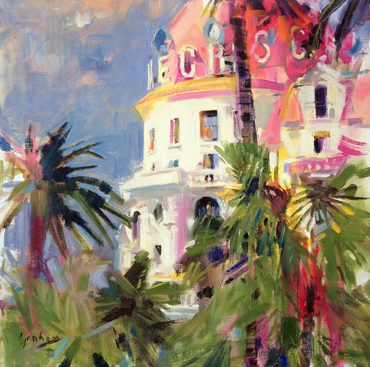 Balkon Riwiery, 2002 autorstwa Peter Graham (Contemporary)