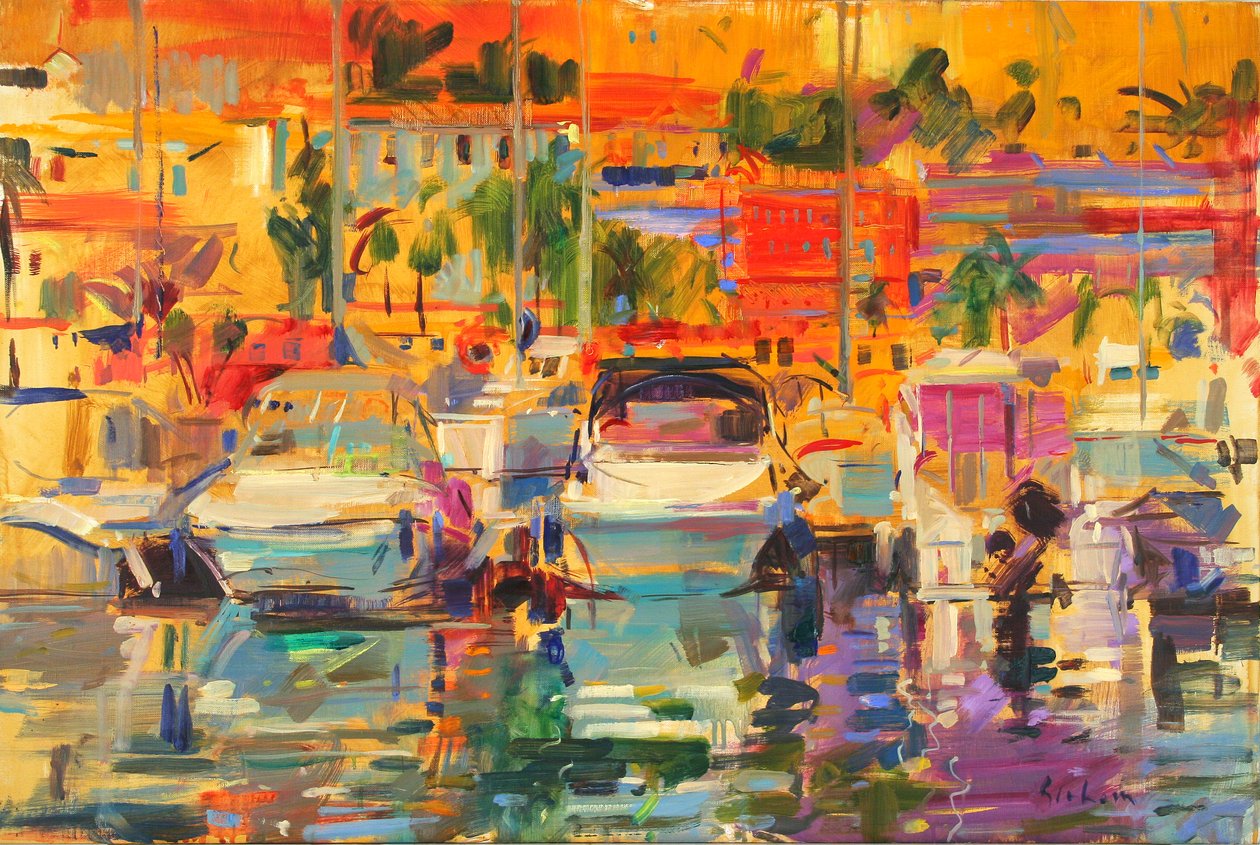 Port Riviera Sun autorstwa Peter Graham (Contemporary)
