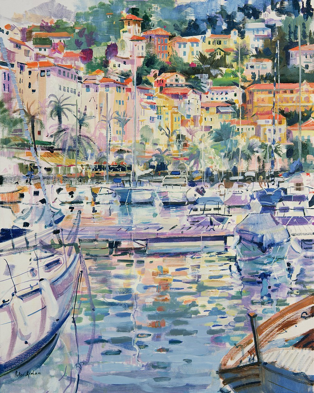 Jachty Riviera, 1996 r. autorstwa Peter Graham (Contemporary)