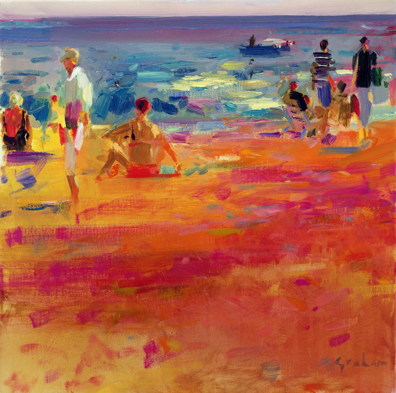 Scena de Plage autorstwa Peter Graham (Contemporary)