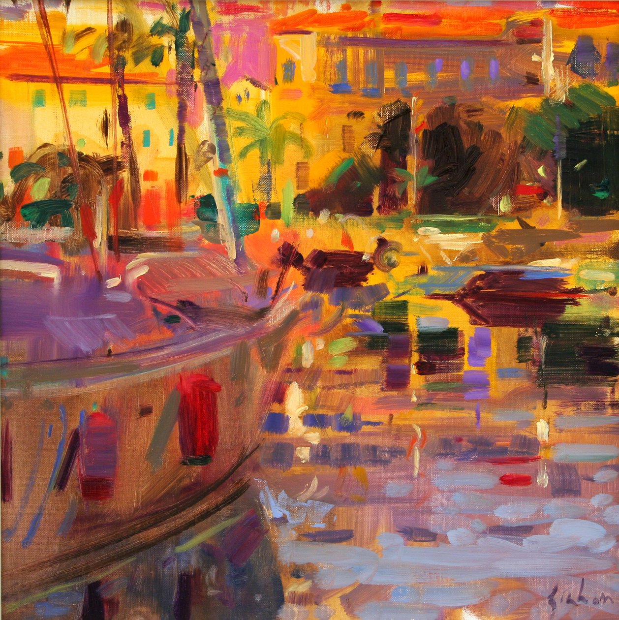 Port południowo-francuski autorstwa Peter Graham (Contemporary)