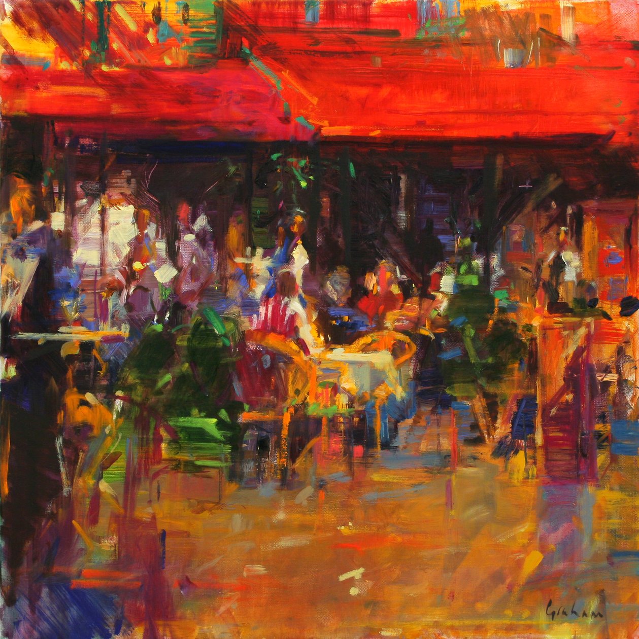 Stół w Villefranche autorstwa Peter Graham (Contemporary)