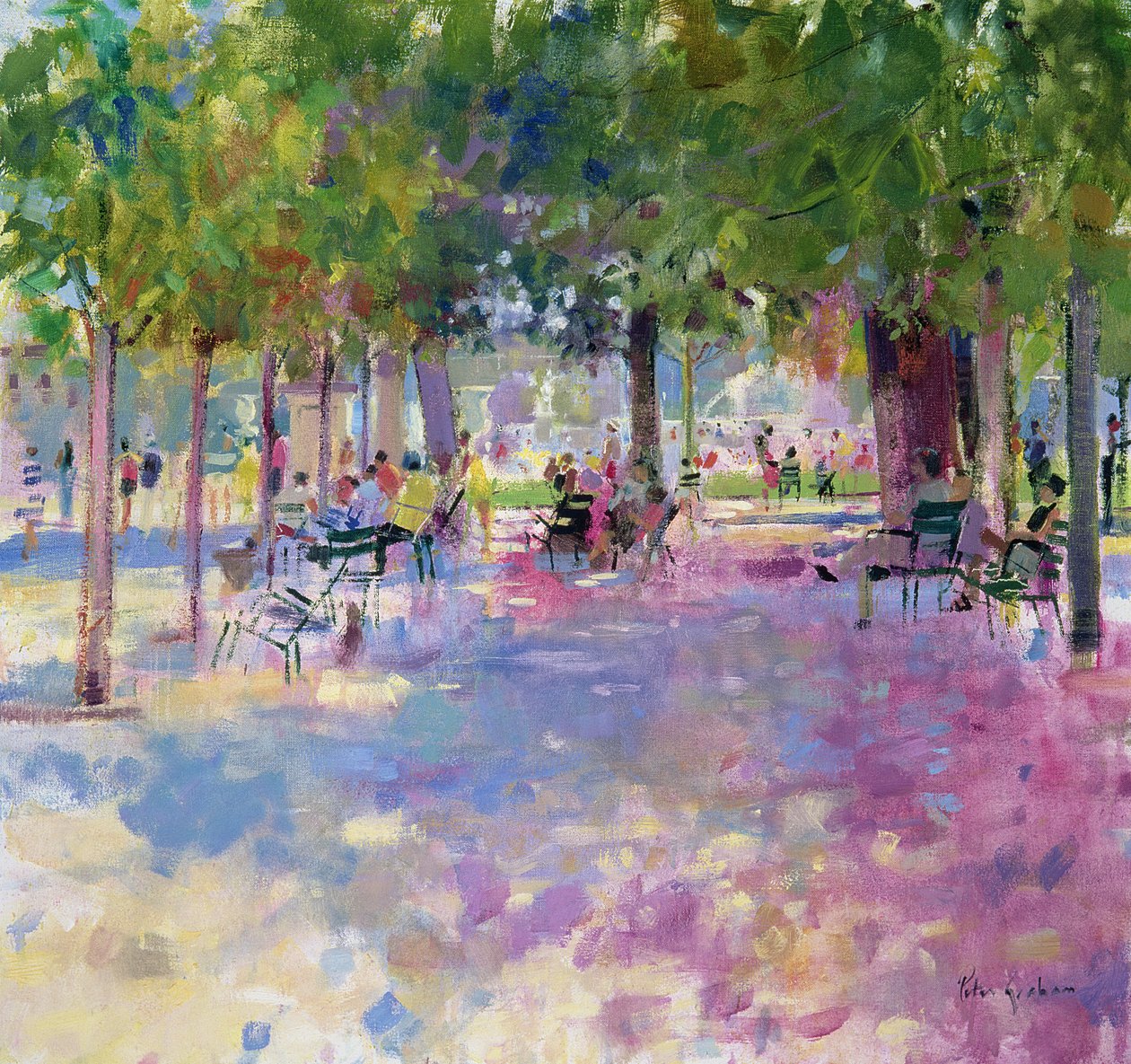 Tuileries, Paryż autorstwa Peter Graham (Contemporary)