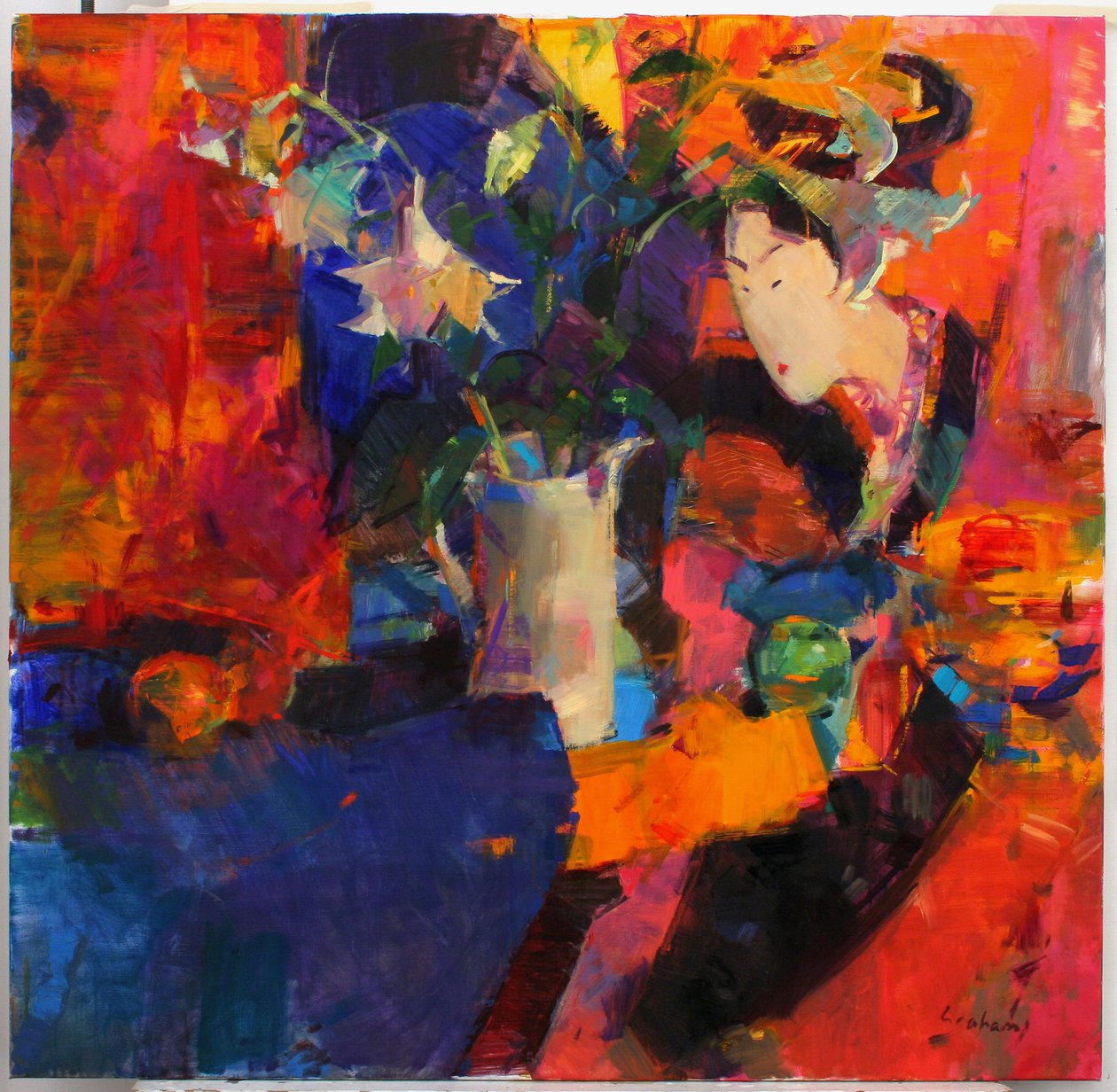 Białe Lilie autorstwa Peter Graham (Contemporary)