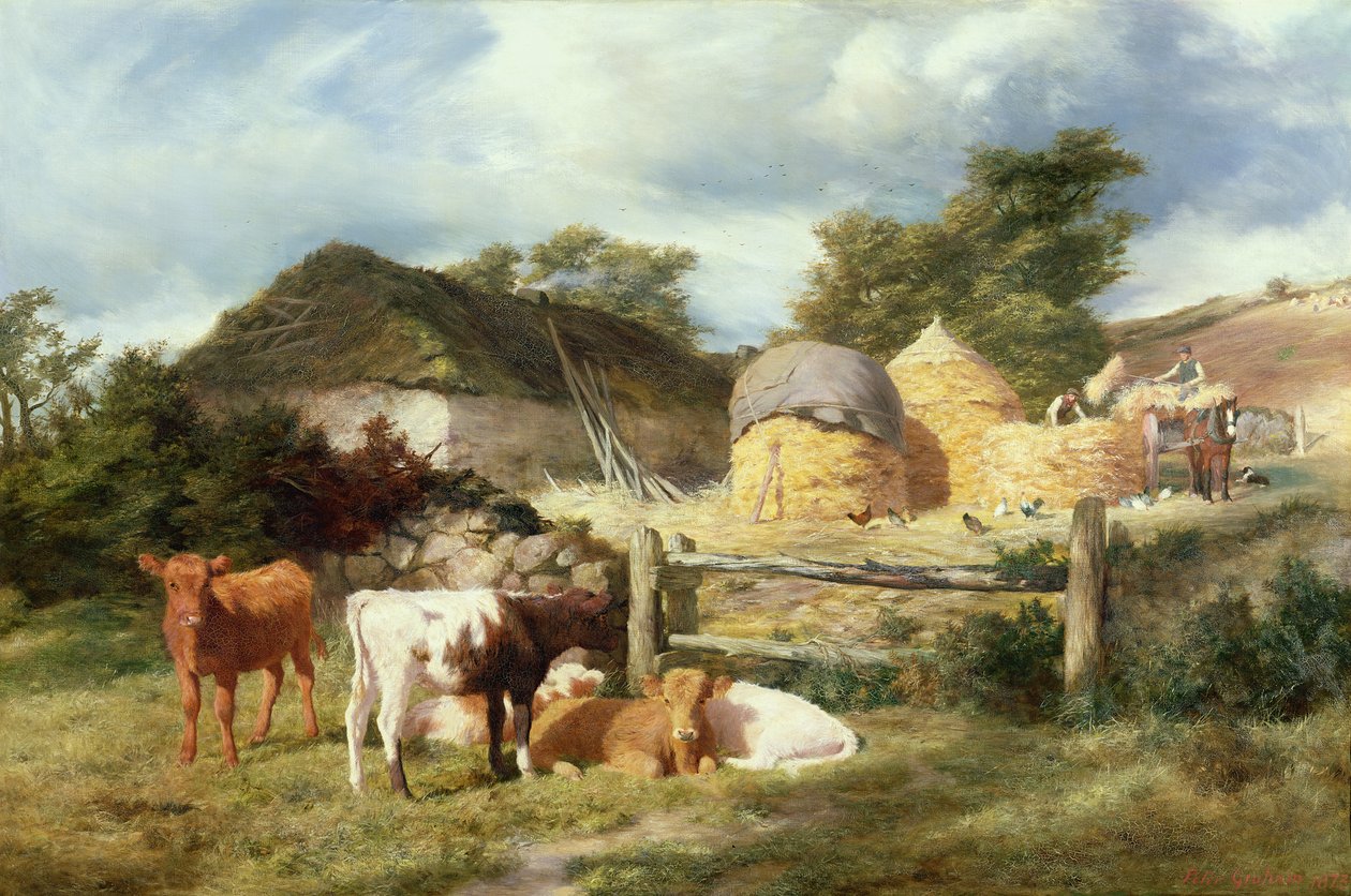 Zagroda góralska, 1873 r. autorstwa Peter Graham