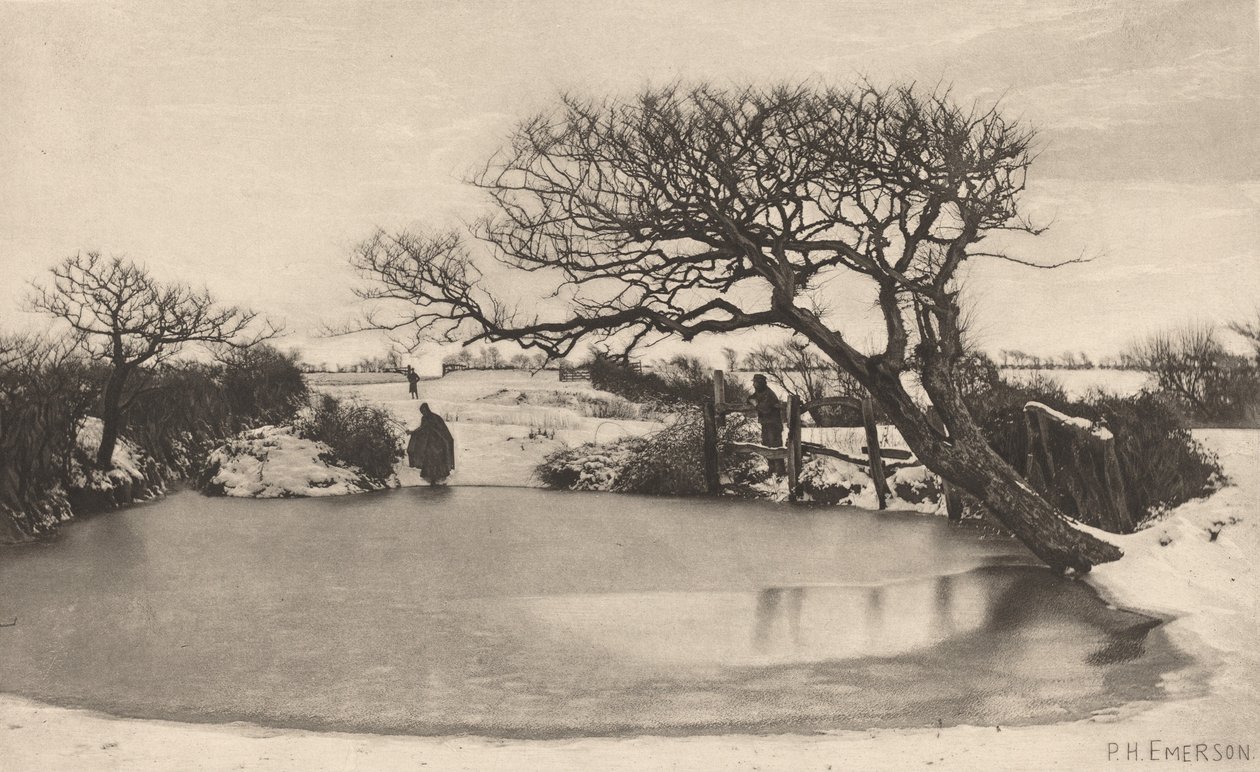 Zimowy poranek, 1887. autorstwa Peter Henry Emerson
