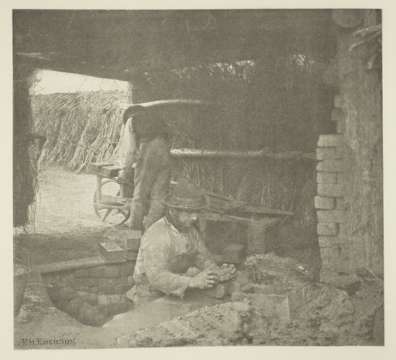 Ceglanie (Norfolk) autorstwa Peter Henry Emerson