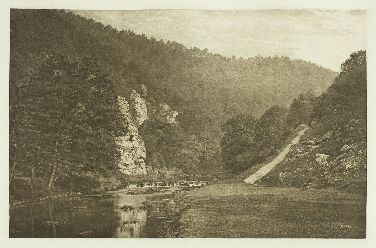 W Dove Dale autorstwa Peter Henry Emerson