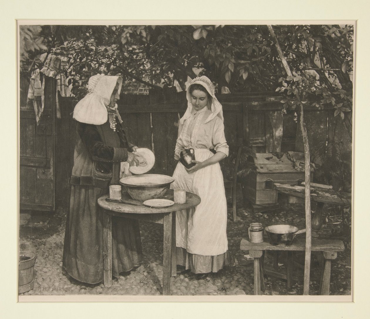 Pani Peck i Mary Critten autorstwa Peter Henry Emerson