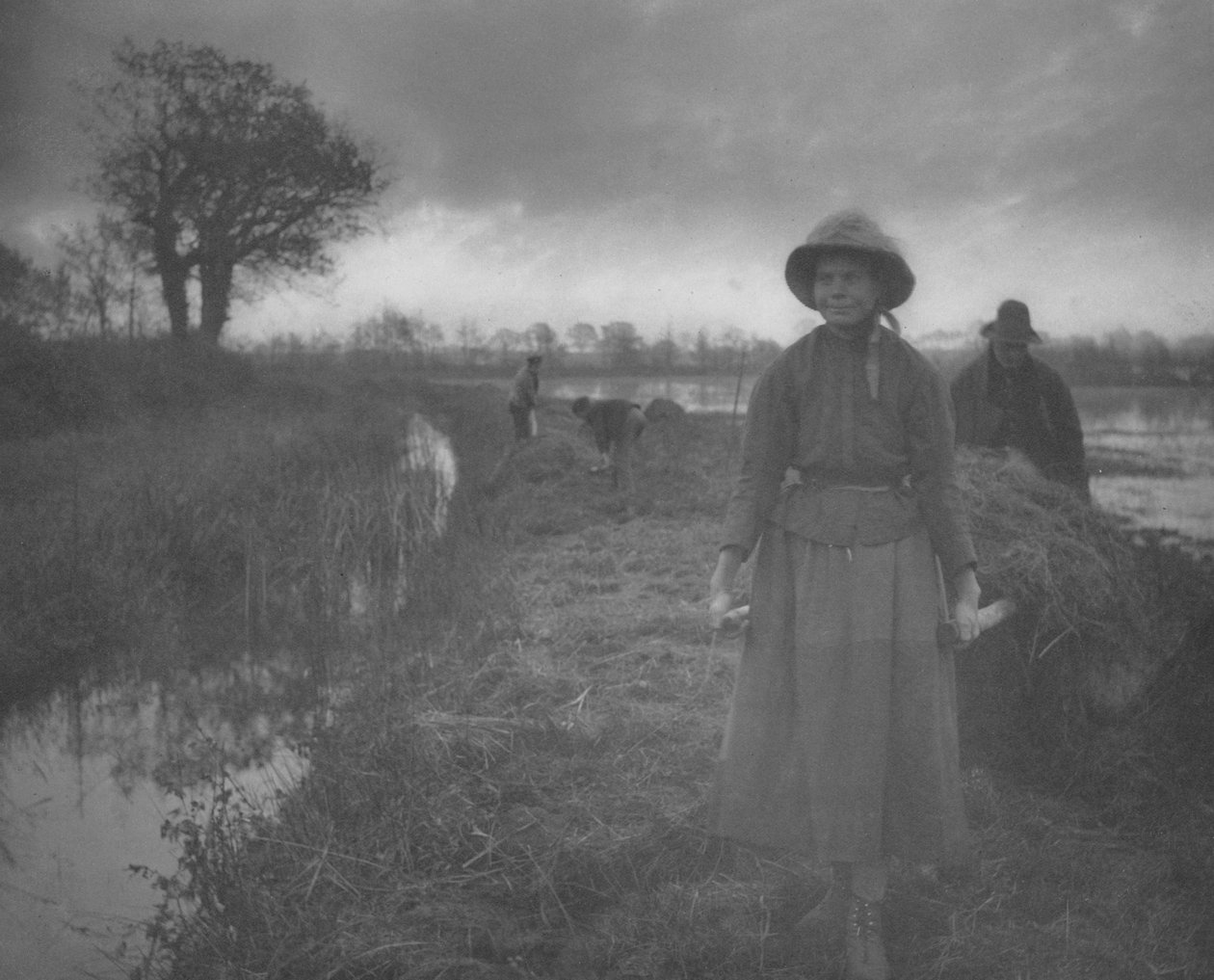 Polling bagien, 1886. autorstwa Peter Henry Emerson
