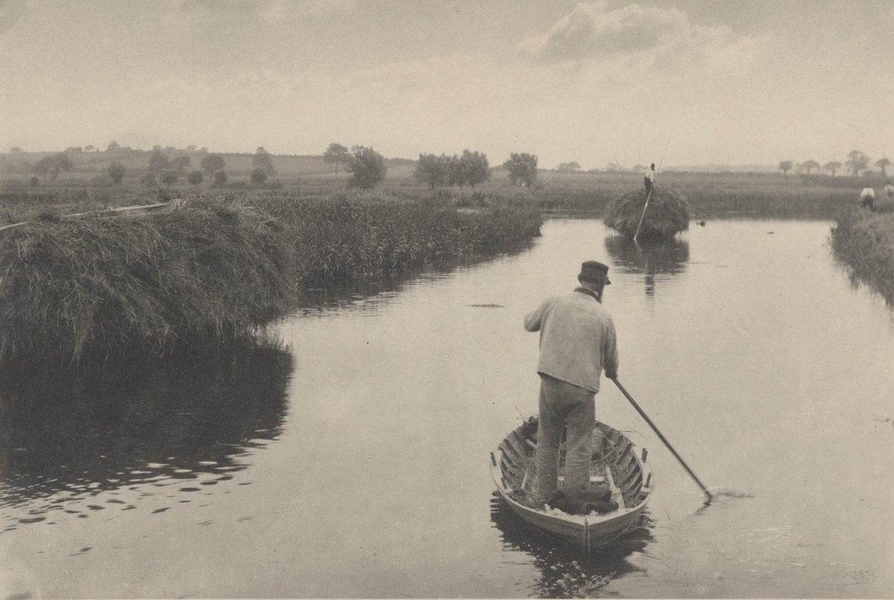 Quanting the Marsh Hay, 1886 (zdjęcie) autorstwa Peter Henry Emerson