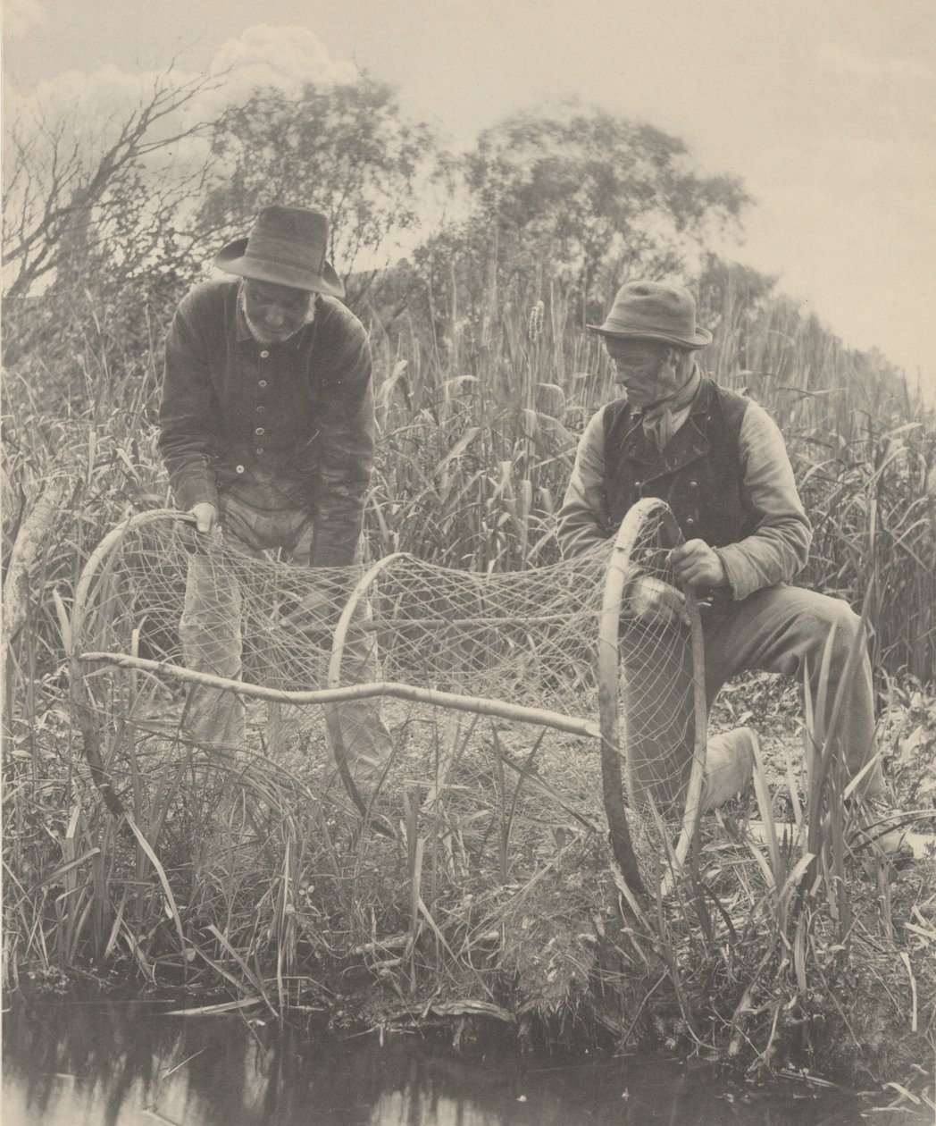 Konfiguracja Bow-Net autorstwa Peter Henry Emerson