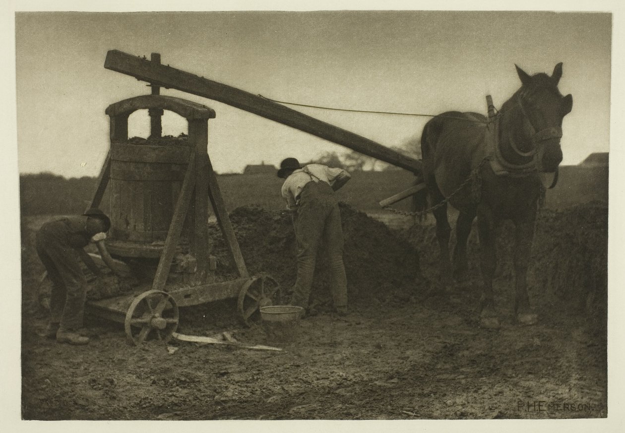 Młyn Gliny (Norfolk) autorstwa Peter Henry Emerson