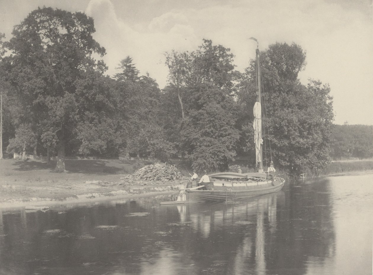 Rzeka Bure w Coltishall, 1886 r. (zdjęcie) autorstwa Peter Henry Emerson