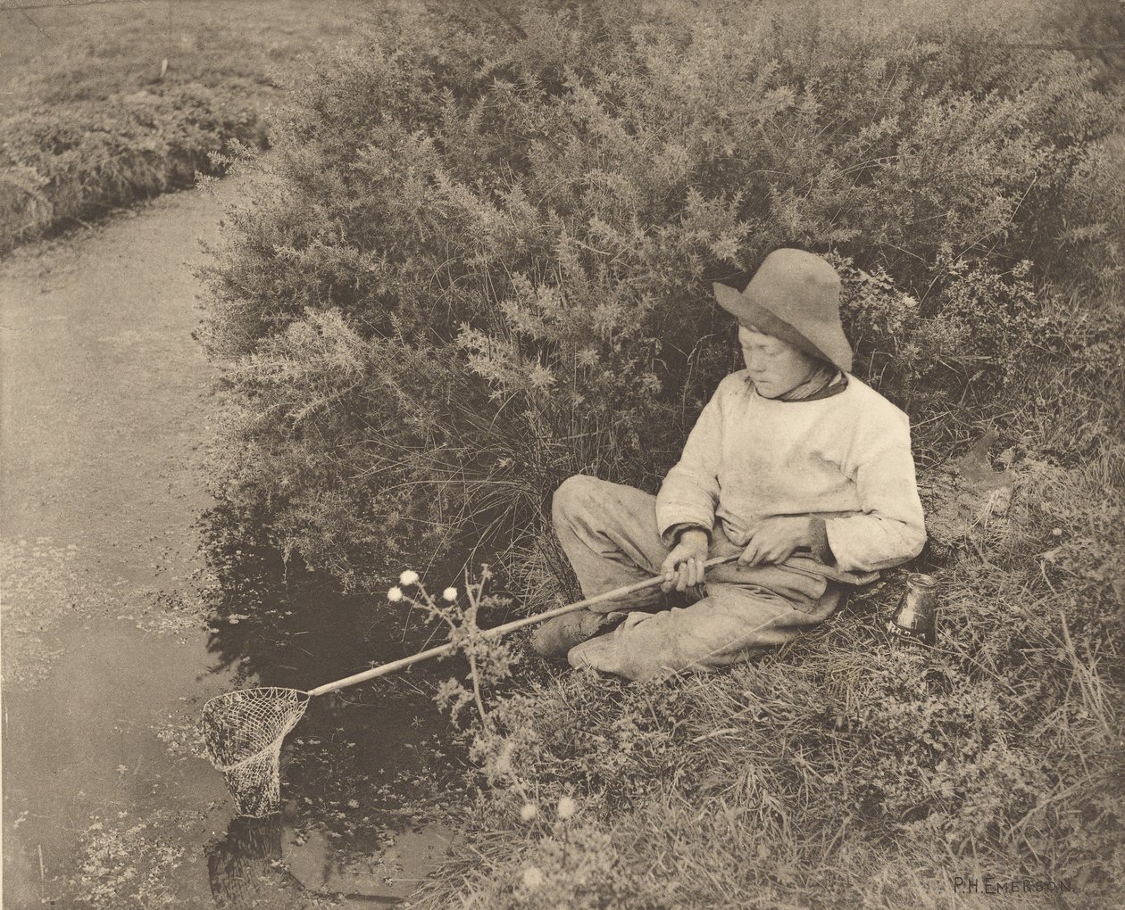 The Stickleback Catcher autorstwa Peter Henry Emerson