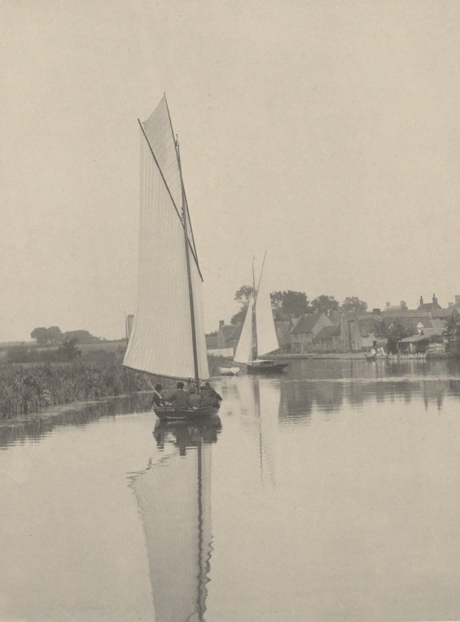 Wioska Horning, 1886 r. (zdjęcie) autorstwa Peter Henry Emerson