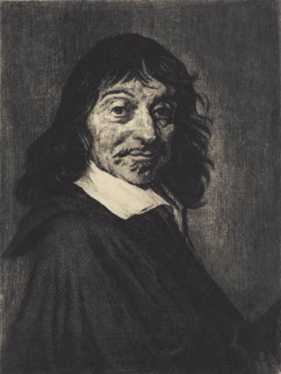 Kartezjusz autorstwa Peter Vilhelm Ilsted