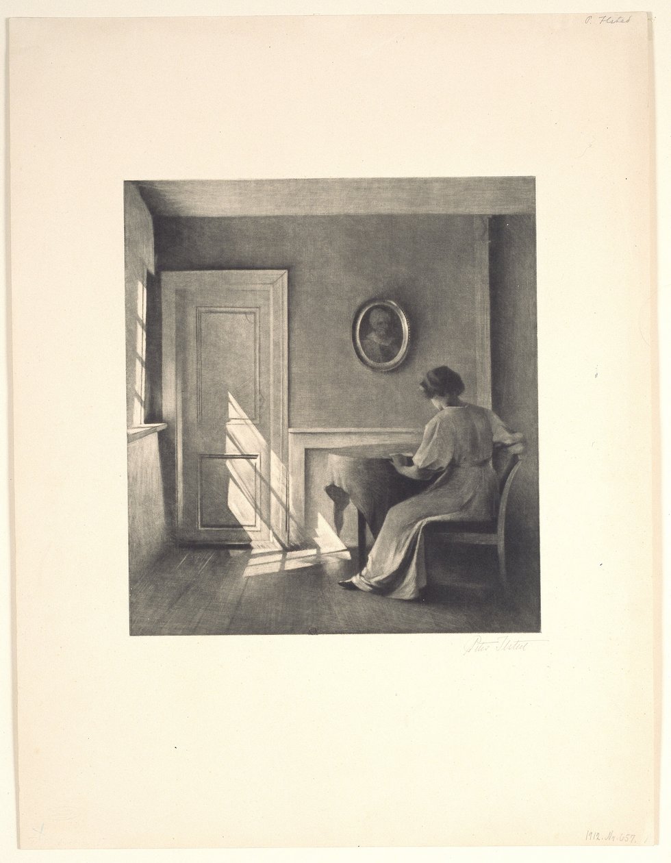 Słońce na drzwiach autorstwa Peter Vilhelm Ilsted
