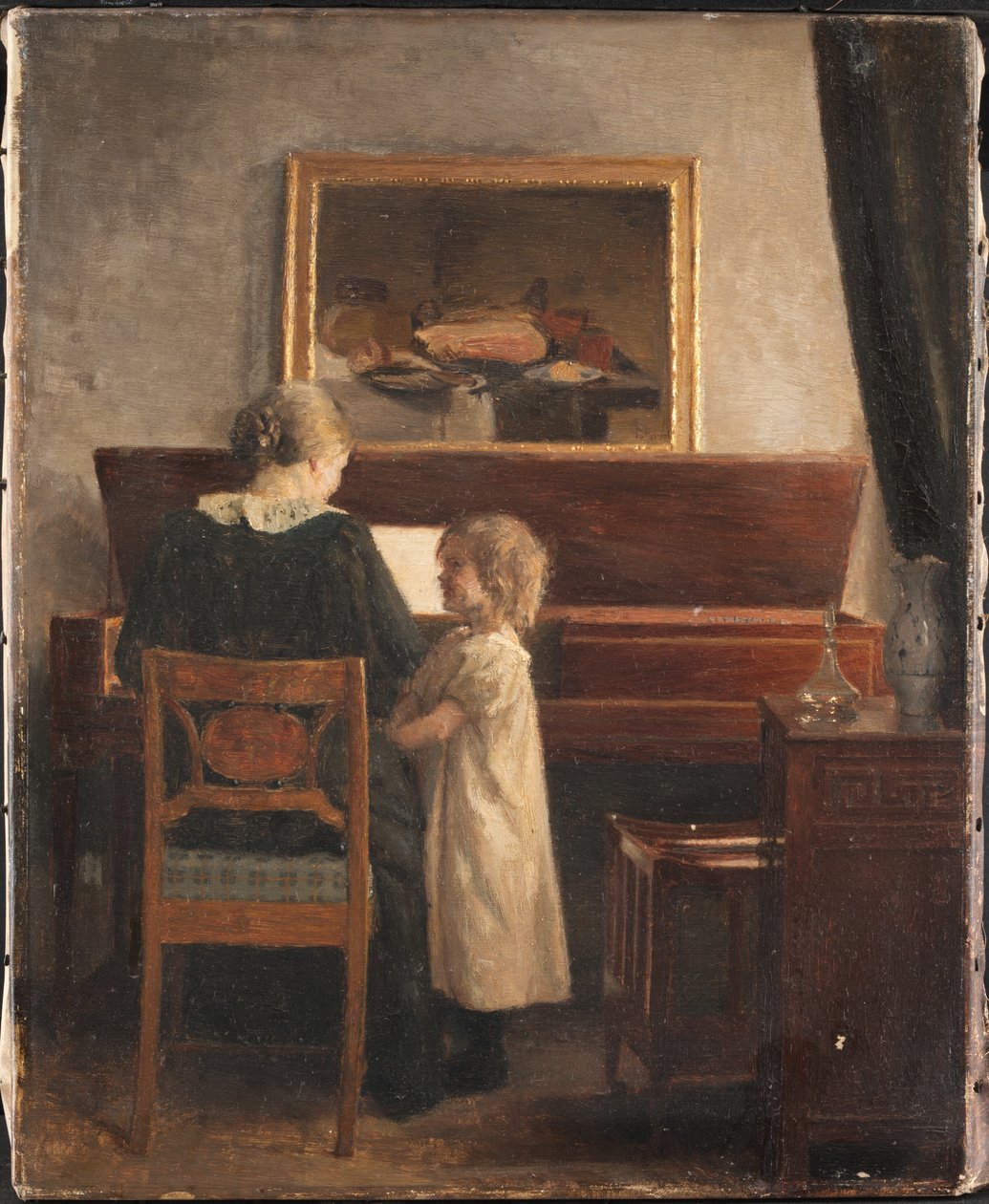 Przy fortepianie autorstwa Peter Vilhelm Ilsted