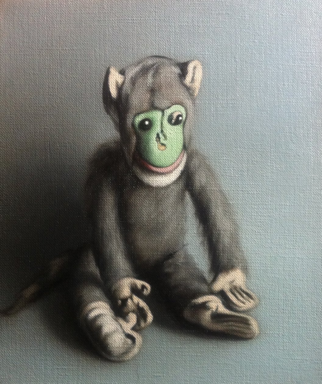 Małpa o zielonej twarzy, 2006 autorstwa Peter Jones