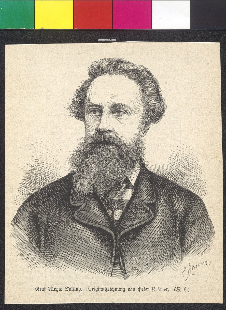 Aleksiej Konstantynowicz hrabia Tołstoj autorstwa Peter Kraemer