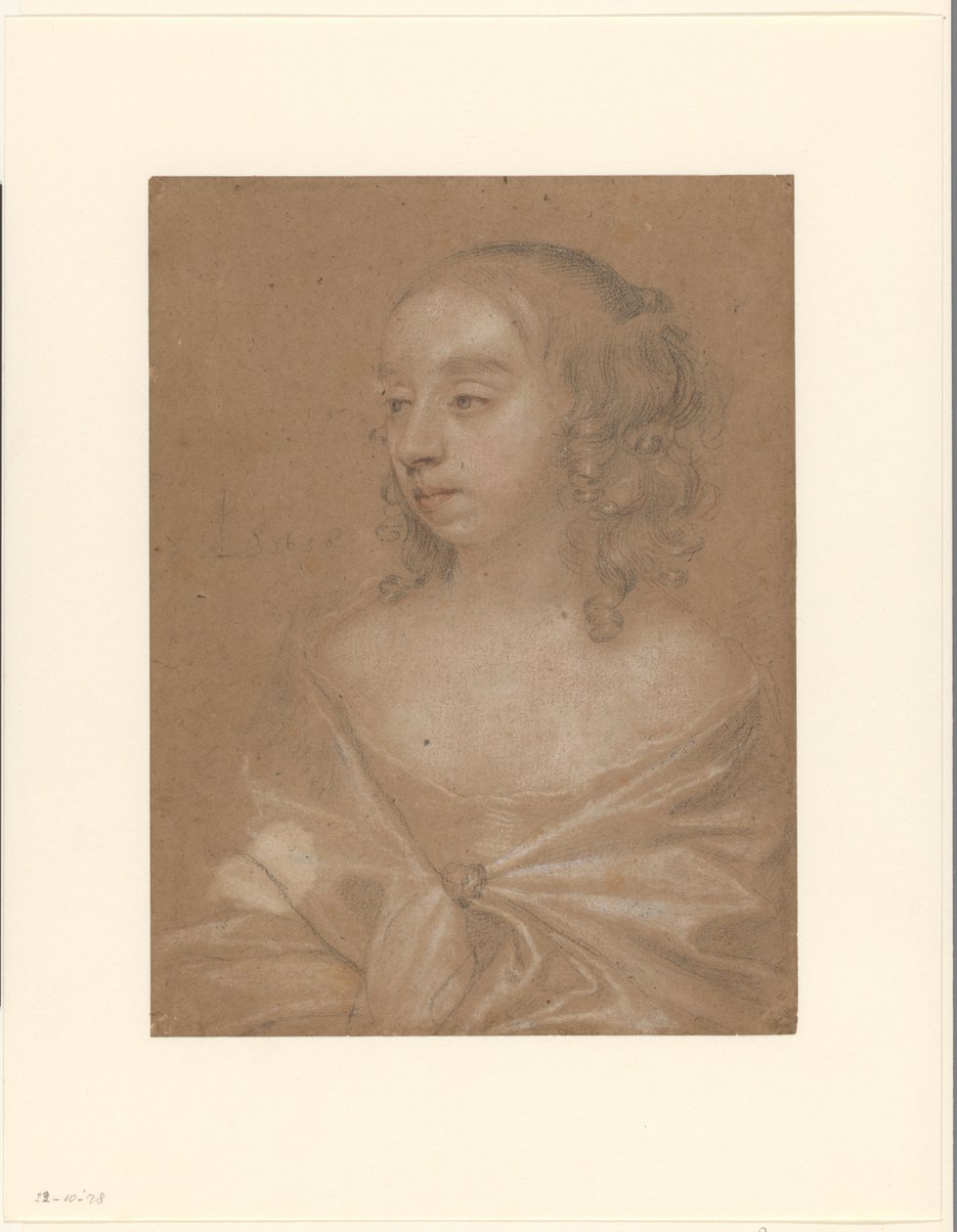 Portret nieznanej kobiety autorstwa Peter Lely (Sir)