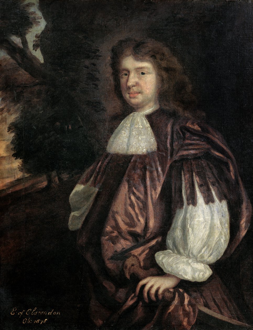 Edward Hyde, hrabia Clarendon, ok. 1667 r. autorstwa Peter Lely