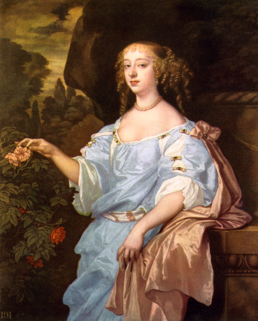 Henrietta Boyle, hrabina Rochester, ok. 1660. autorstwa Peter Lely