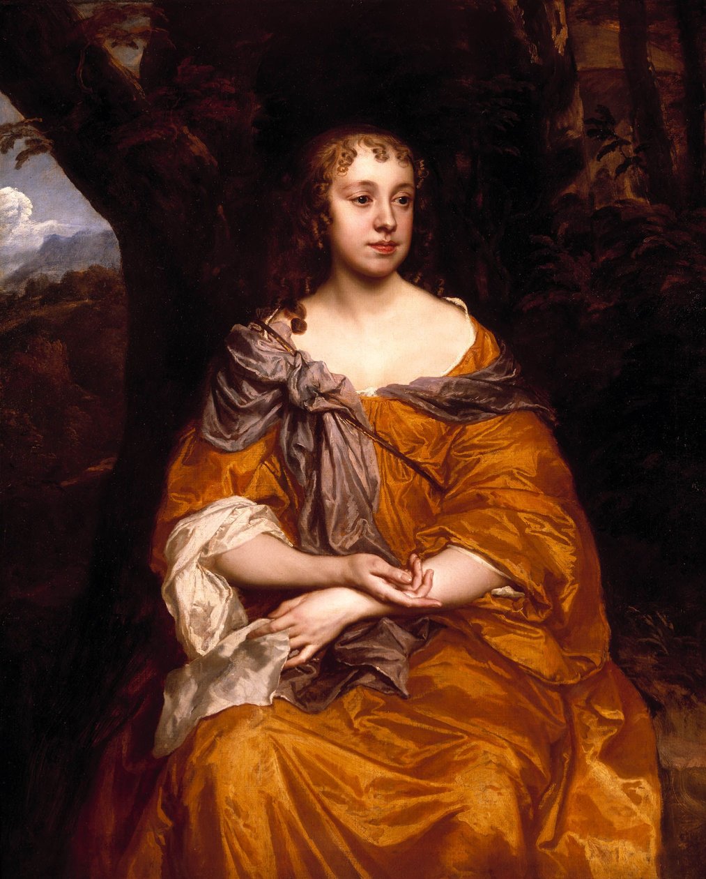 Portret panny Wharton autorstwa Peter Lely