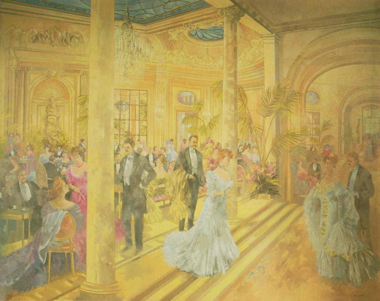 Palm Court - Zima w Ritz autorstwa Peter Miller