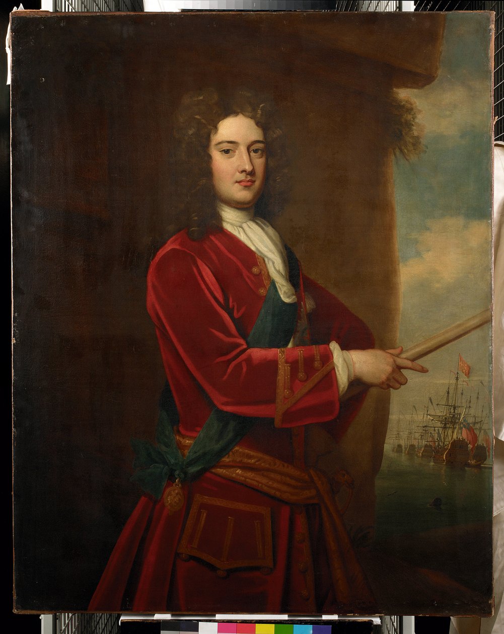 Portret admirała Jamesa Berkeleya autorstwa Peter Monamy