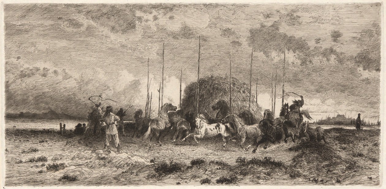 Żniwa w San Juan, N.M. autorstwa Peter Moran