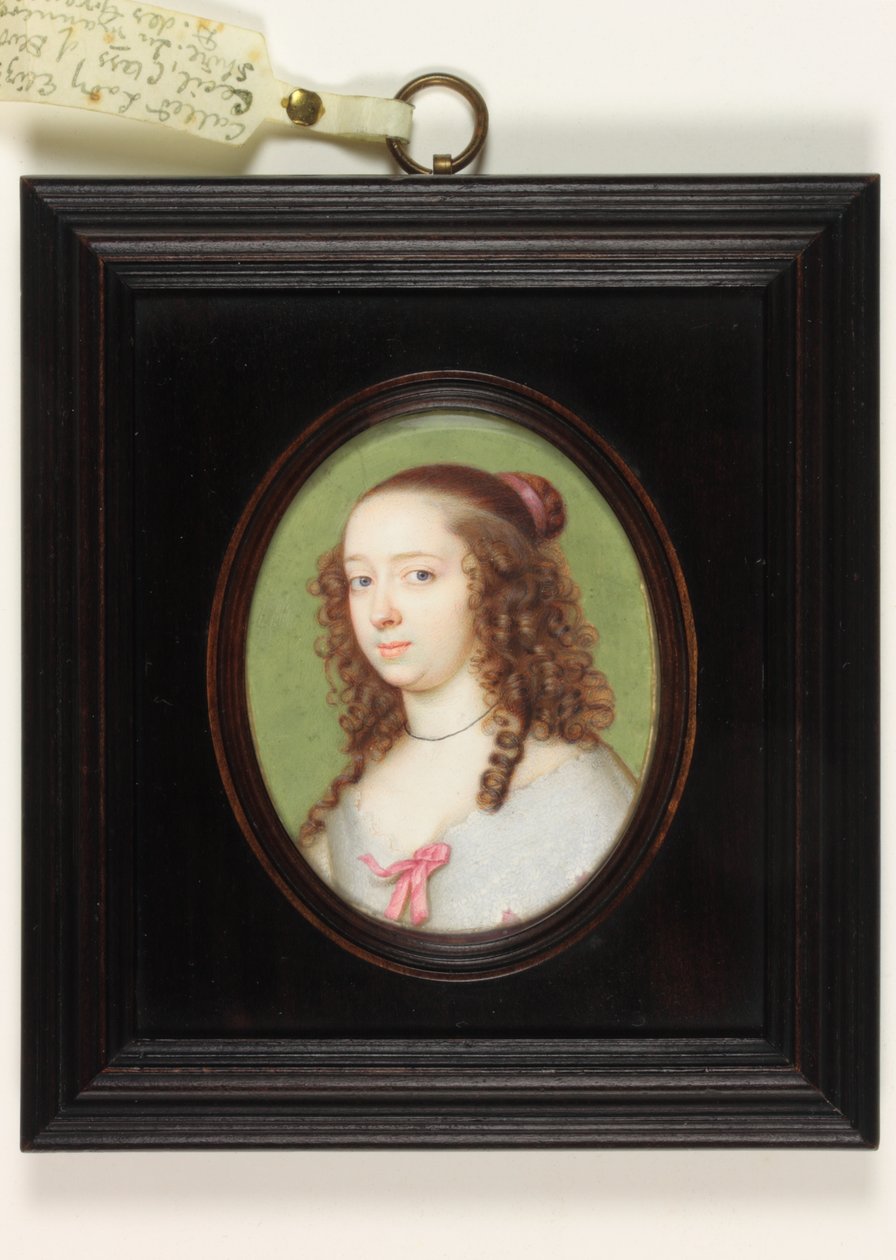 Lady Elizabeth Cecil, hrabina Devonshire (emalia) autorstwa Peter Oliver