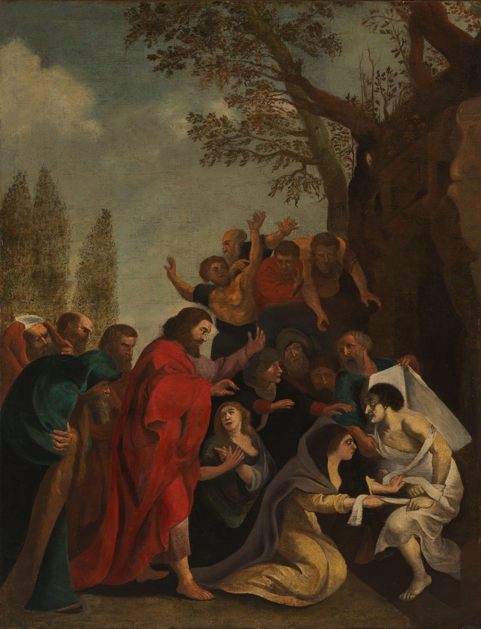 Wskrzeszenie Łazarza autorstwa Peter Paul Rubens (after)