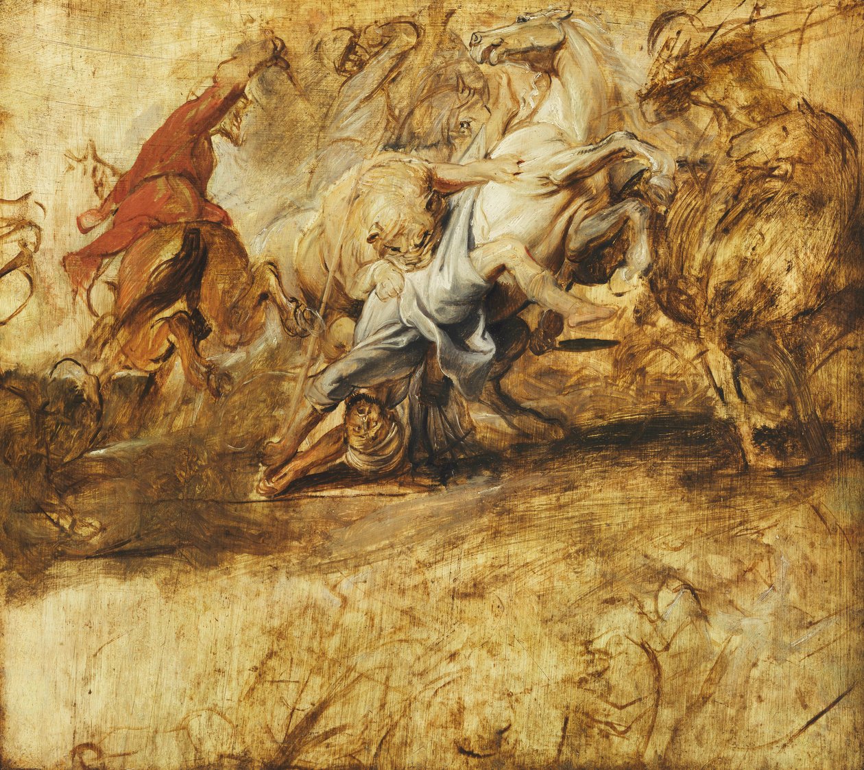 Polowanie na lwa, autorstwa Peter Paul Rubens