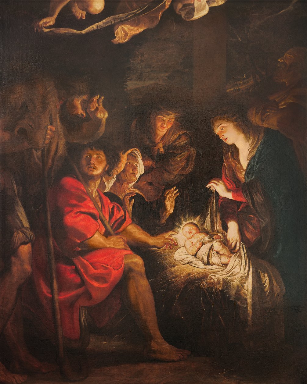 Adoracja pasterzy autorstwa Peter Paul Rubens