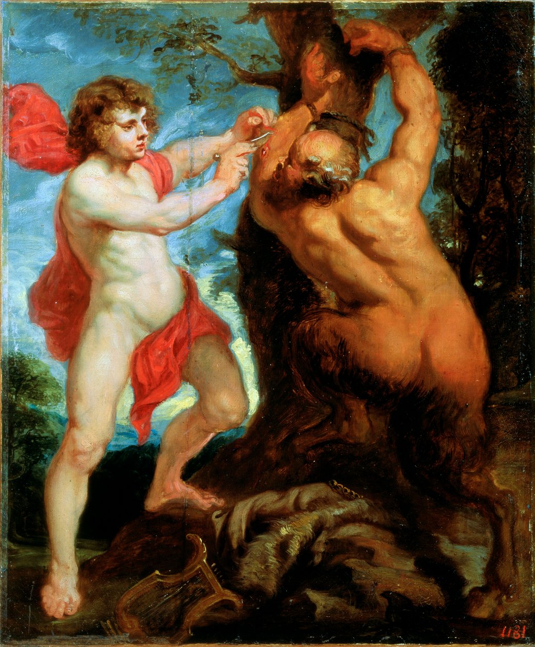 Apollo i Marsjasz, XVII wiek autorstwa Peter Paul Rubens