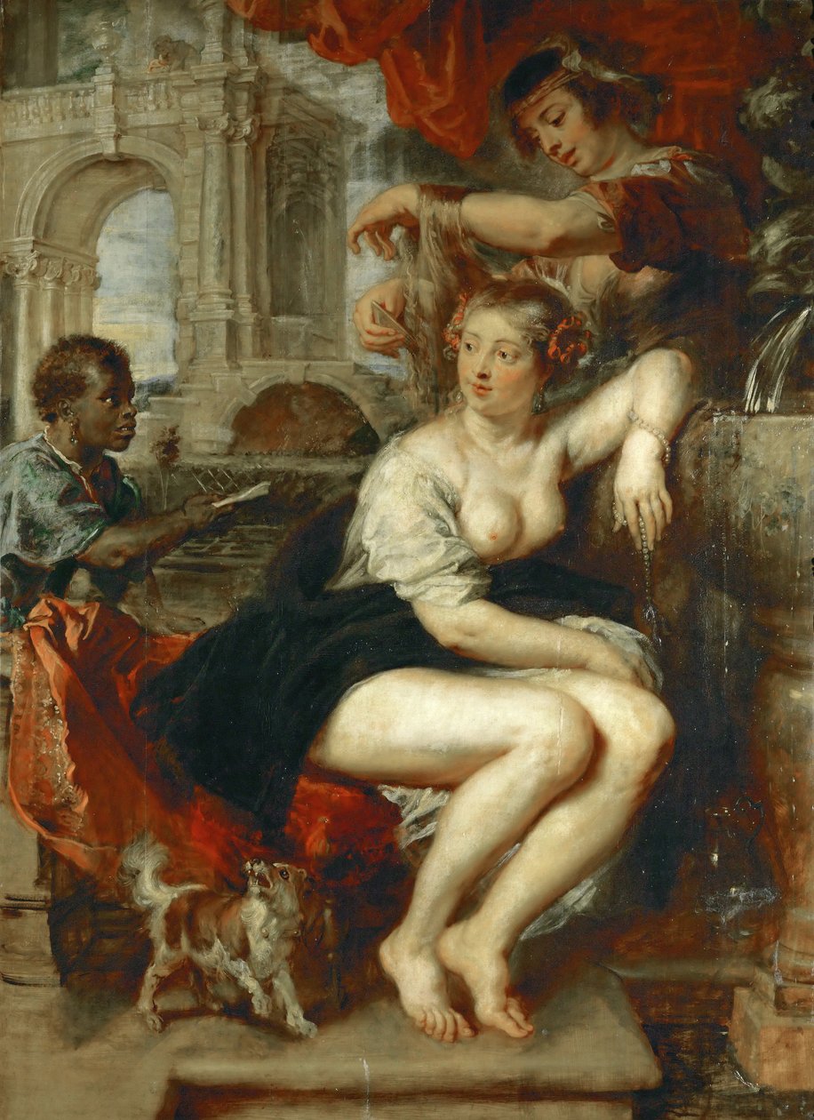 Batszeba w Swojej Łaźni, c. 1635. autorstwa Peter Paul Rubens