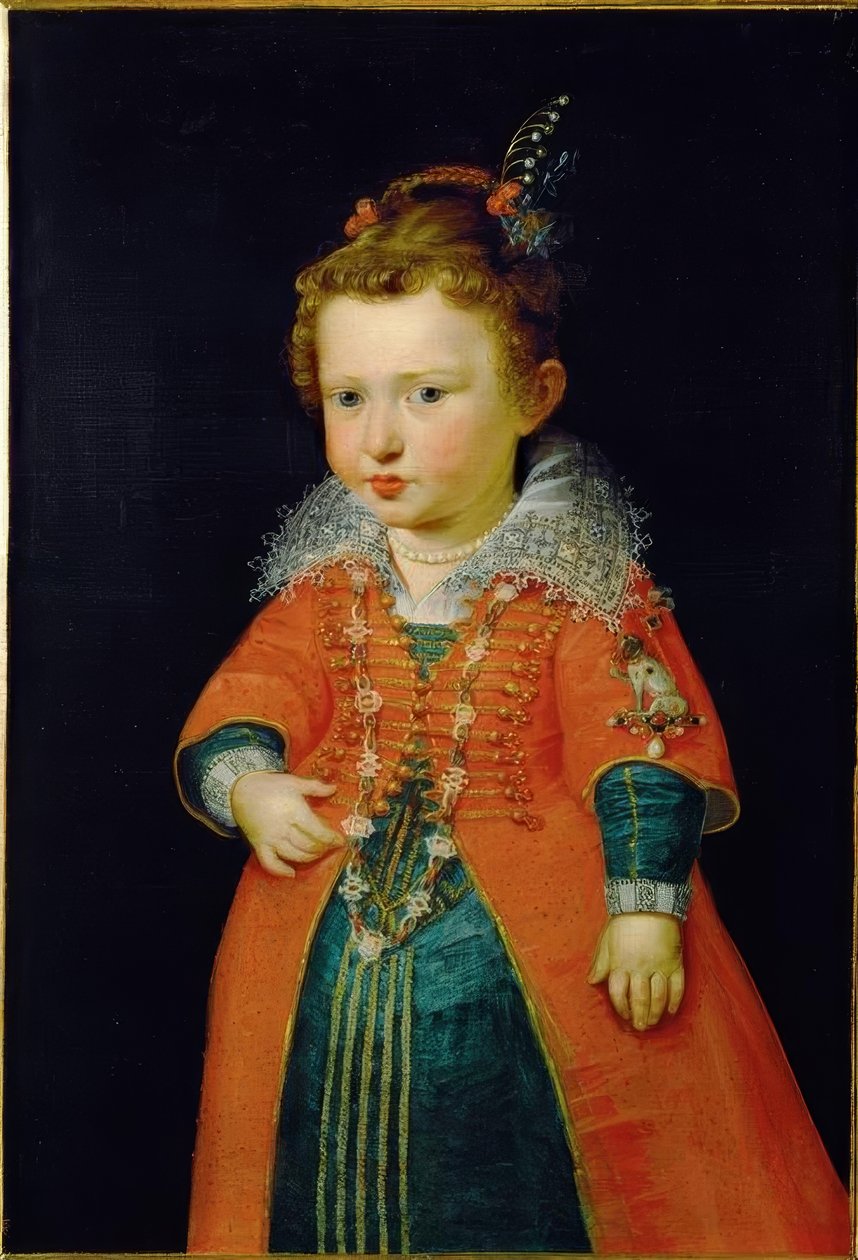 Portret w wieku dwóch lat autorstwa Peter Paul Rubens