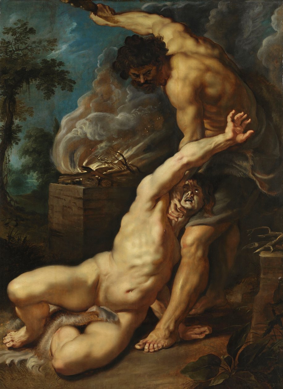 Kain zabija Abla autorstwa Peter Paul Rubens