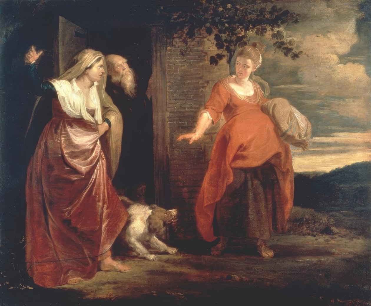 Odejście Hagar autorstwa Peter Paul Rubens