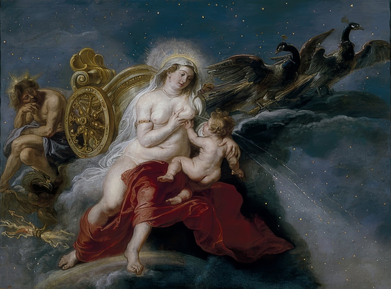 Formowanie się Drogi Mlecznej. 1636-38 autorstwa Peter Paul Rubens