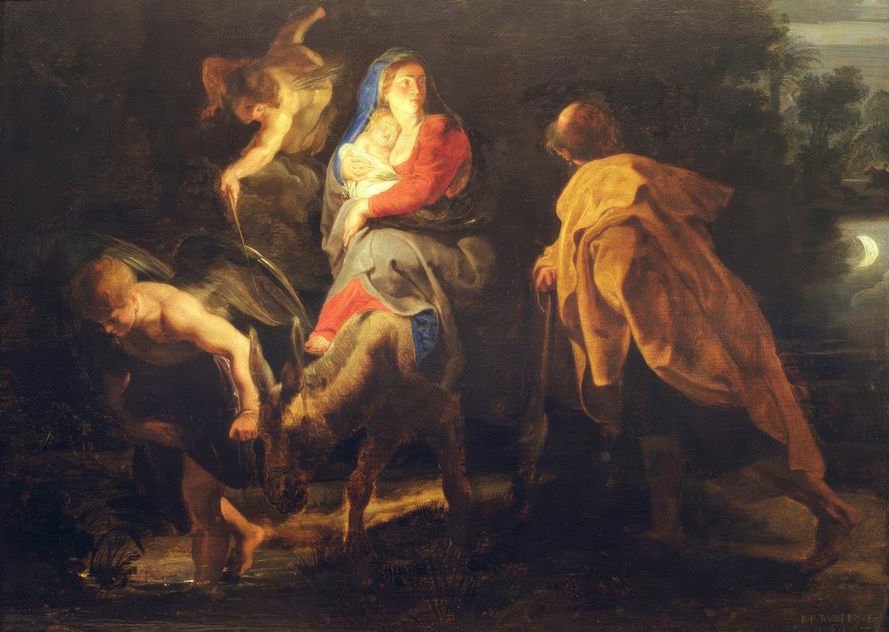 Ucieczka do Egiptu autorstwa Peter Paul Rubens