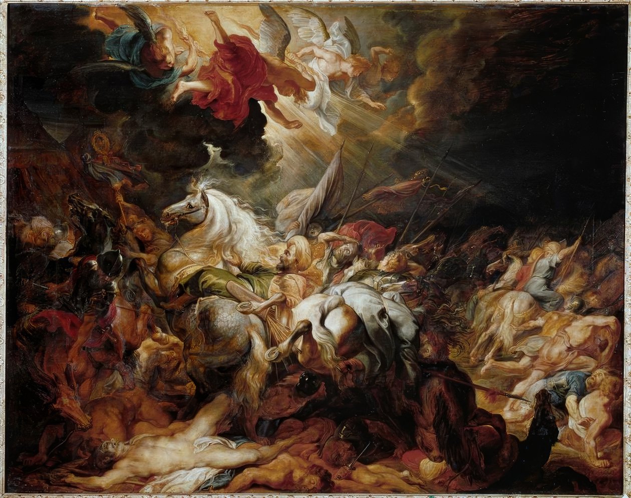 Klęska Sennacheryba autorstwa Peter Paul Rubens