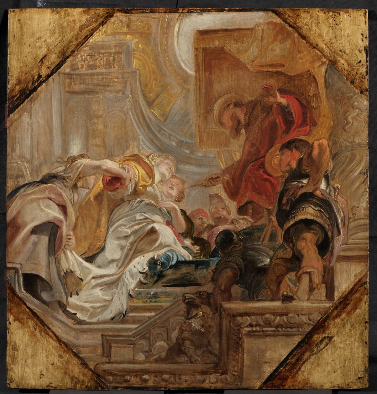 Estera przed Aswerusem autorstwa Peter Paul Rubens