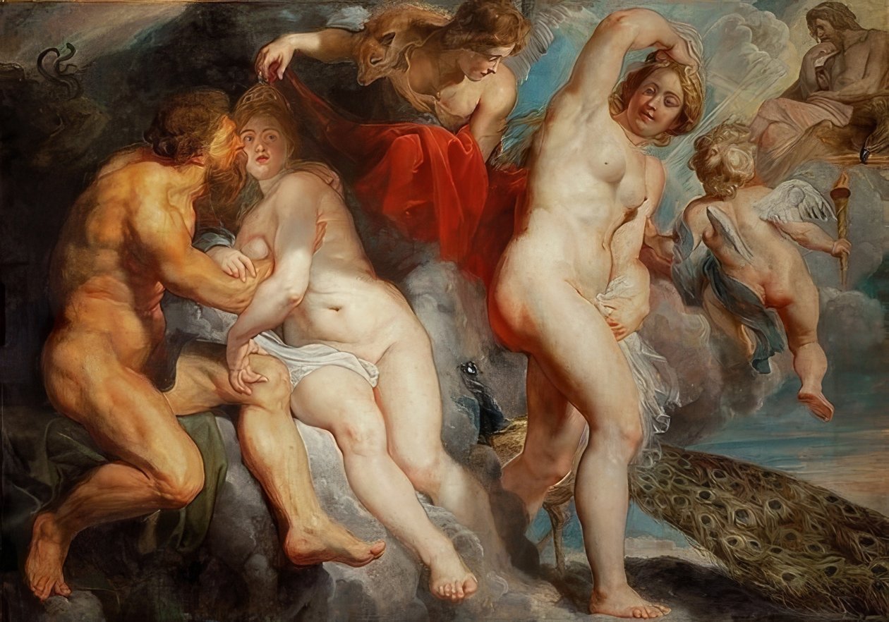 Ixion i Nephele. 1615 autorstwa Peter Paul Rubens
