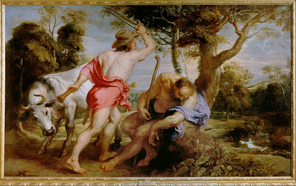 Merkury i Argos (obraz na płótnie) autorstwa Peter Paul Rubens