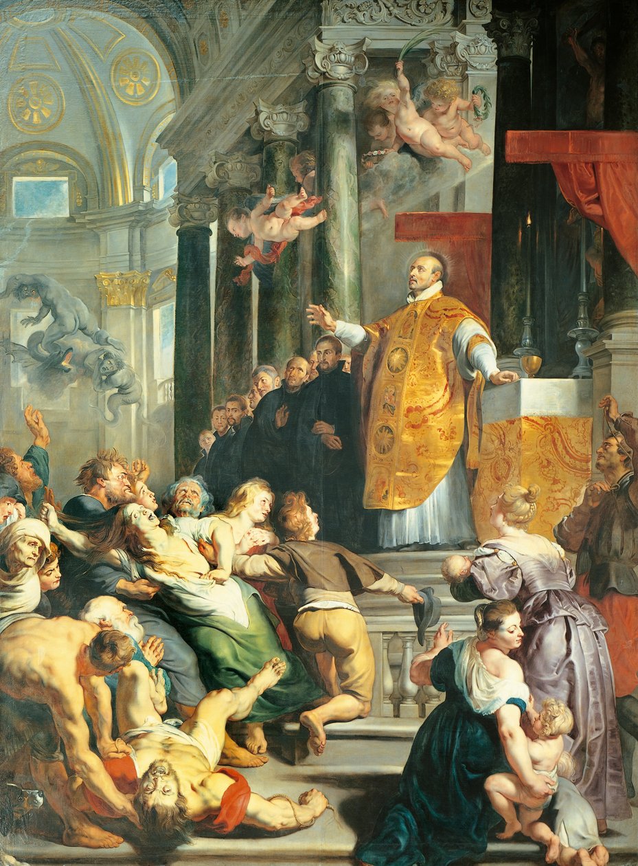 د لویولاپولي د سینټ اګناټیوس معجزه autorstwa Peter Paul Rubens